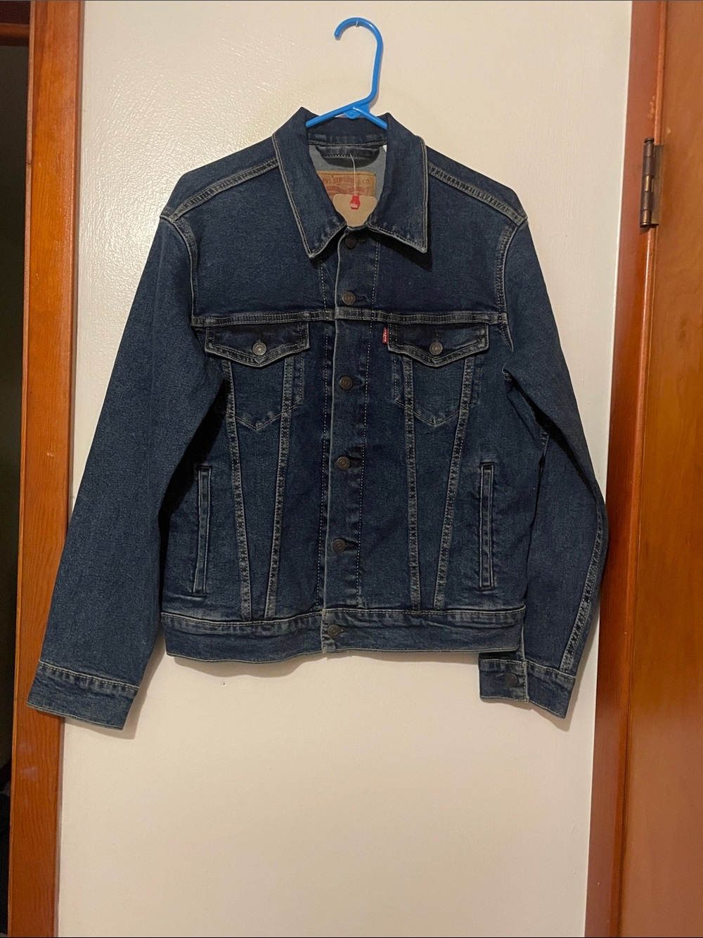 Levi's Dark Blue Denim Trucker Jacket